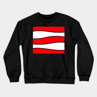 Abstract - red, black and white. Crewneck Sweatshirt